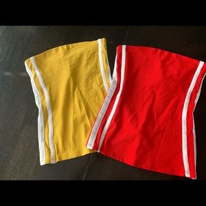 Express One Eleven tube tops with shelf bra XXS